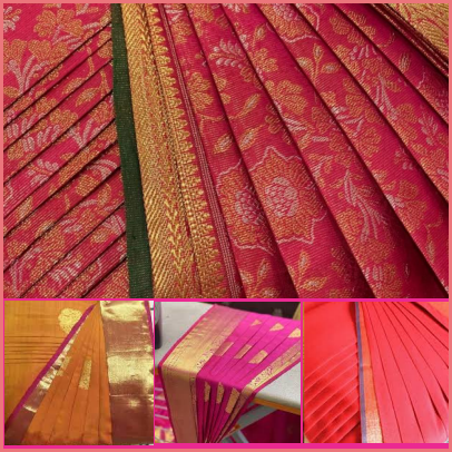 Pre-Pleating & Box Folding Services at Home in Hyderabad