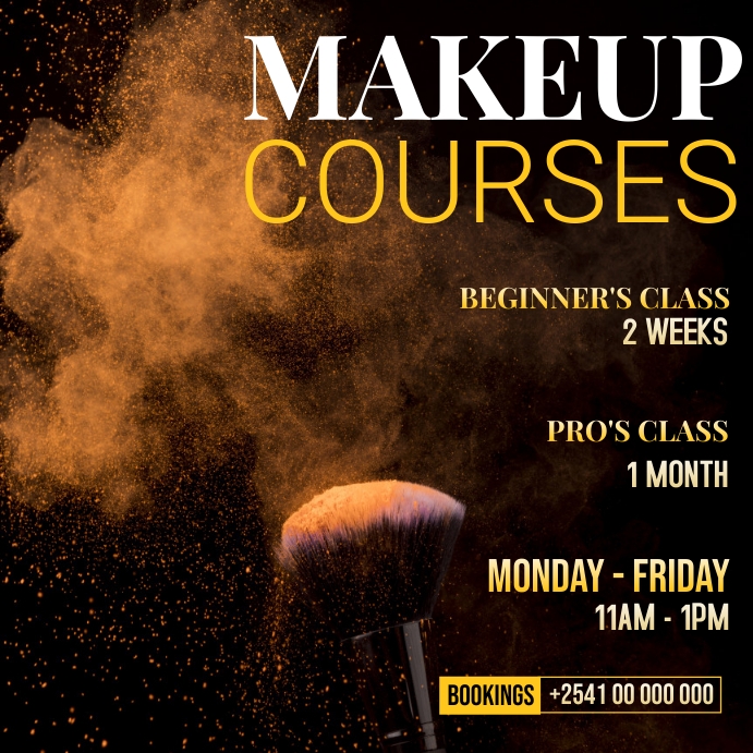 45 Days Makeup Course Poster Design-3