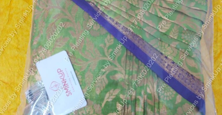 Pre Pleating Services by SminkUp +91 7306020202