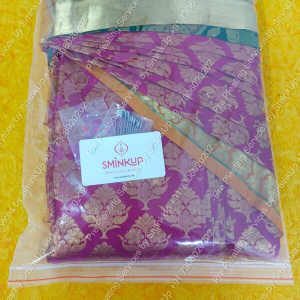 Pre Pleating Services by SminkUp +91 7306020202