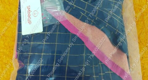 Pre Pleating Services by SminkUp +91 7306020202 (6)