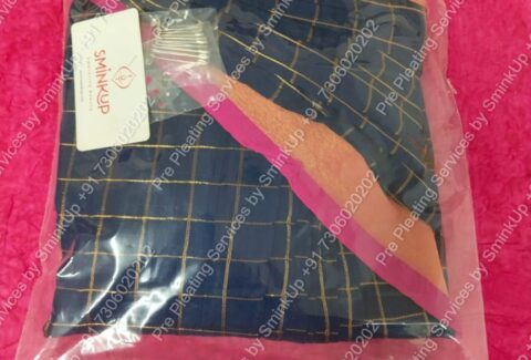 Pre Pleating Services by SminkUp +91 7306020202 (7)