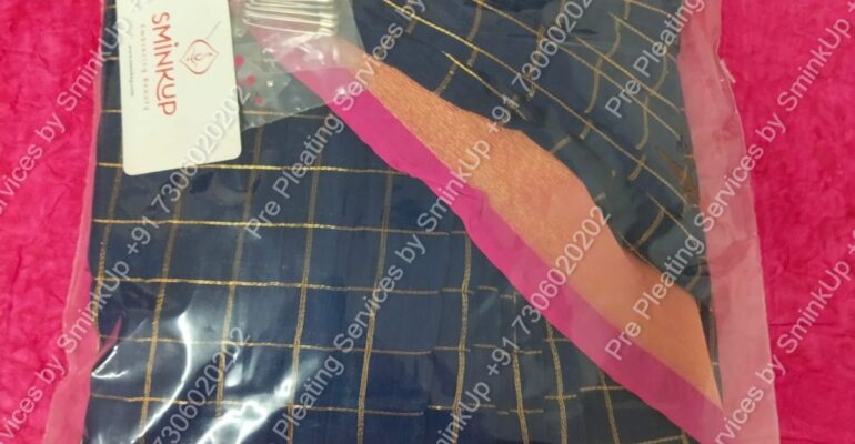 Pre Pleating Services by SminkUp +91 7306020202 (7)
